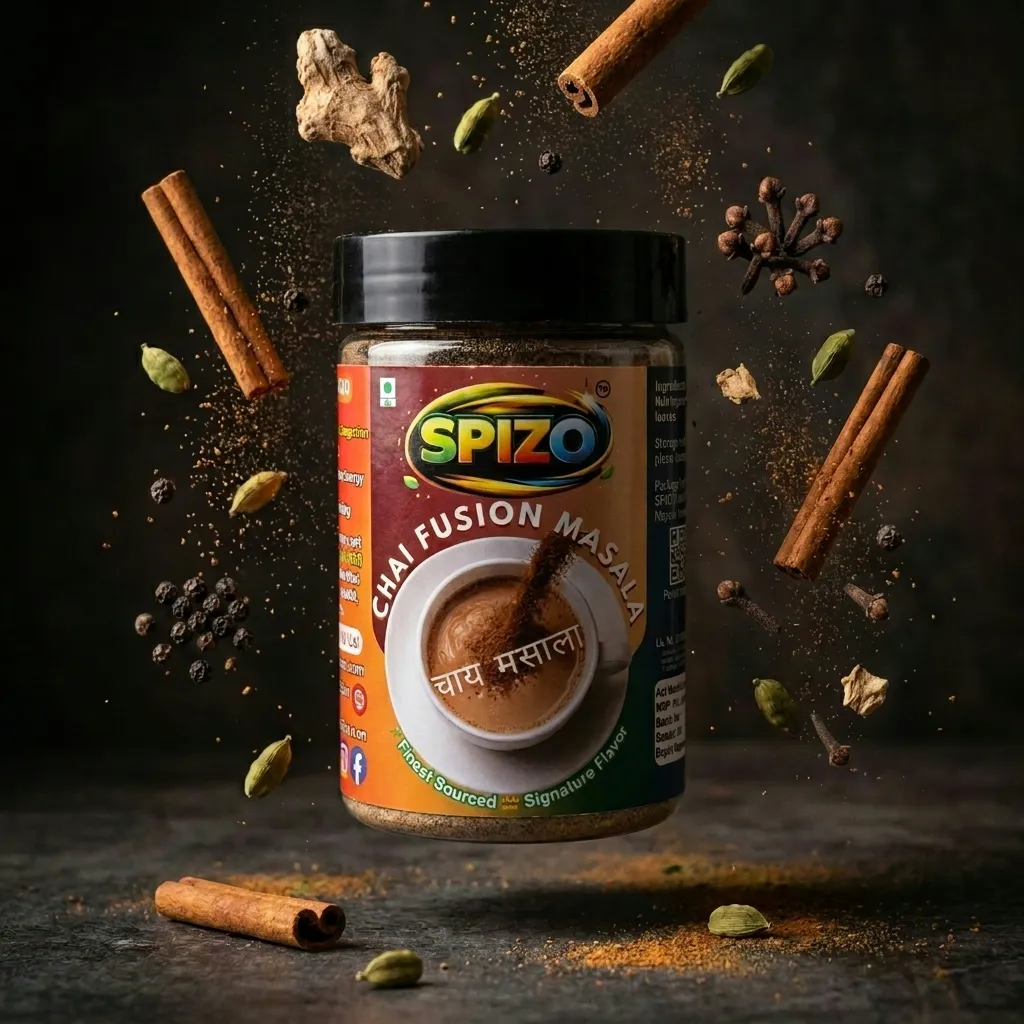 spizo chai fusion masala jar